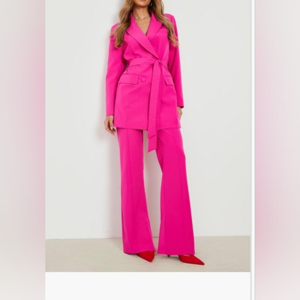 2-pc longline blazer set